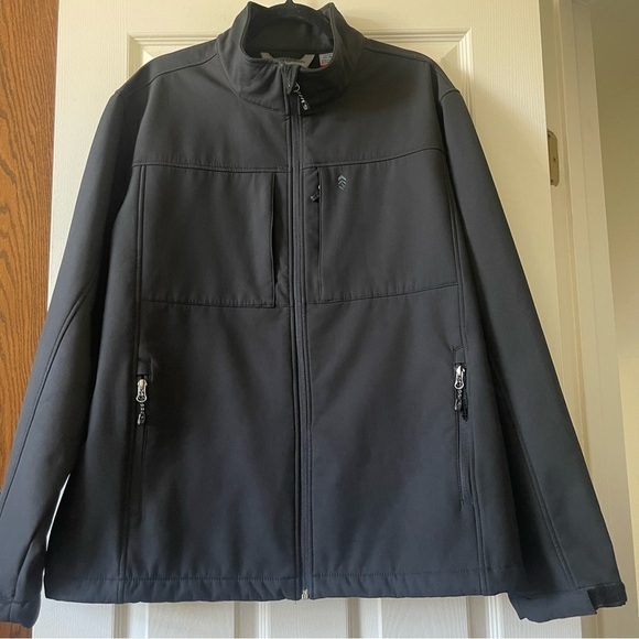 Free Country Water Resistant Zipper Up Fall Winter Jacket Black Color Size XL - Picture 3 of 14